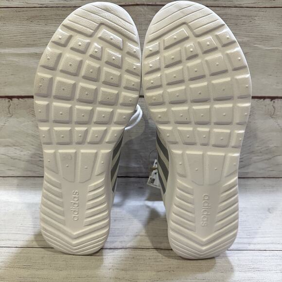 Adidas QT Racer 2.0 Women's Sz.8 White/Silver Running Shoes Lace Up FV9612 - Picture 5 of 6